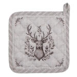 Clayre & Eef Edényalátét 20x20cm, 100% pamut, Gentle Wilderness (GTW45)