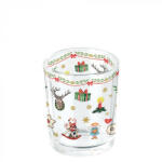 Ambiente Ornaments all over üveg mécsestartó 5, 5x6cm (37314765)