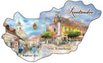 Czworka Hűtőmágnes, országforma, Szentendre (0rszmagn-SZE11)