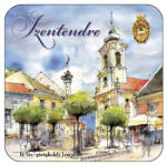 Czworka Parafa poháralátét, 1 db-os, Szentendre (p0hala1-SZE3)