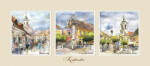 Czworka Reprodukció 12x28cm, Szentendre montázs (rp12x28-SZE01)