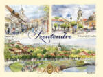 Czworka Képeslap B6, Szentendre (keplapB6-SZE05)
