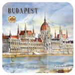 Czworka Parafa poháralátét, 1 db-os, Budapest (p0hala1-BU9)