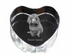 Art-Dog Boykin spániel kristály szív, dísz, kutya fénykép ajándéktárgy (5055882446052)