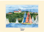 Czworka Reprodukció 15x21cm, Tihany (rp15x21-TIH06)