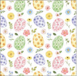 Ambiente Easter eggs and flowers papírszalvéta 33x33cm, 20db-os (23319765)