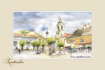 Czworka Reprodukció 10x15cm, Szentendre Görögkeleti templom (rp10x15-SZE03)