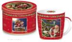 Easy Life Mikulásos porcelánbögre fémdobozban, 250ml