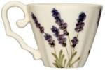 Vanilia Violin levendulás teáscsésze, kerámia, kézzel festett (V-K-52-07)