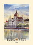 Czworka Képeslap B6, Budapest (keplapB6-BU16)