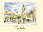 Czworka Reprodukció 24x30cm, Szentendre Görögkeleti templom (rp24x30-SZE03)