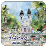 Czworka Parafa poháralátét, 1 db-os, Tihany (p0hala1-TIH01)