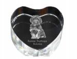 Art-Dog Kristály szív, dísz, ajándéktárgy kutya fotóval (5055882446380)