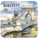 Czworka Parafa poháralátét, 1 db-os, Budapest (p0hala1-BU7)