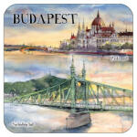 Czworka Parafa poháralátét, 1 db-os, Budapest (p0hala1-BU21)