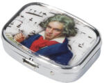 Fridolin Gyógyszeres fémdoboz 2 fakkos, 5, 1x1, 8x3, 6cm, Beethoven