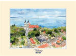 Czworka Reprodukció 15x21cm, Tihany (rp15x21-TIH03)