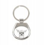 Art-Dog Chihuahua rövidszőrű kutya kulcstartó, fényképes kulcstartó, medál (5055882471634)