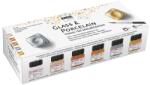  Festék készlet üveg és porcelán festésre KREUL metallic 6 x 20 ml ()
