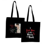  Öko névre szóló táska Valentin Nap felirat Szeretlek