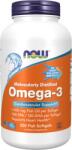 NOW Omega-3, distilat molecular, 200 de capsule de pește