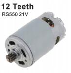  RS550 Mikro DC Motor 12 Foggal 21V Elektromos Fúróhoz/Akkus Csavarhúzóhoz (EPC_EES_50P)