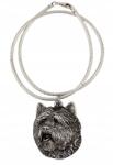 Art-Dog Cairn terrier nyaklánc kutyával, medál ezüst kígyó láncon (5906111282524)