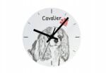  Cavalier King Charles spániel kutya falióra lógó és álló személyre szabható (5060381106109)