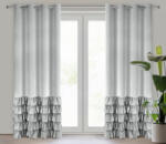 Takoy Draperie CARLI din velur decorat cu volane fine 140 x 250 cm