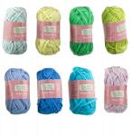 Alison & Mae Pamutfonlából Fonal Mini Horgolókészlet 8 darabos 25 m 10 g F (2542587)