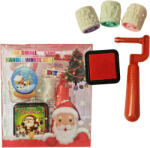  Karácsonyi rolleres nyomdakészlet tintapárnával, Y-3301 (KNC-671194-KARI) - mesescuccok