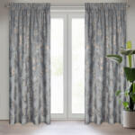 Takoy Draperie GLORIA din catifea moale cu imprimeu sclipitor al frunzelor de palmier 140 x 300 cm-HF-422087
