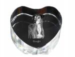 Art-Dog Perzsa agár, kristály szív szaluk, dísz, kutya fényképes ajándéktárgy (5055882446274)