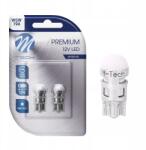 m-tech W5W Izzó T10 Led Prémium Retrofit 194 Erős 12V Fehér