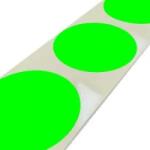 Print&Stick Színes jelölőgörgők Ø40mm fluorzöld