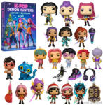 Jiehan Electronic Commerce Co. Ltd 24 db-os K-Pop Demon Hunters Adventi kalendárium naptár akasztós figurák Új verzió