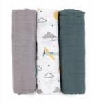 Petite&Mars Bambusz muszlin pelenka bambusz muszlinból 3db 68x68 Petite&Mars (8596202005865)