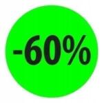 Print&Stick Akciós címkék kedvezmény -60% 30mm