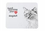 Art-Dog Ragdoll macska egérpad macskával, az Ön fényképével (5055882489516)