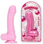 Toyz4Lovers Dildo Realist Parfumat Ben, Aroma Guma de Mestecat, PVC, Roz, 18.5 cm Dildo