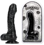 Toyz4Lovers Dildo Realist Parfumat Ben, Aroma Lemn Dulce, PVC, Negru, 18.5 cm Dildo