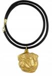 Art-Dog Mopsz, Pug aranyozott kutya nyaklánc, szíj medál (5906111286461)