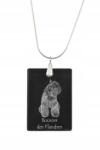 Art-Dog Bouvier ezüst nyaklánc kristály medállal, kutyával, fényképpel (5055882454064)