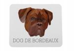 Art-Dog Bordeaux-i kutya egérpad geometrikus kutyával (5056739222447)