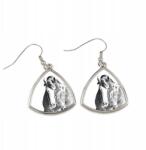 Art-Dog Clydesdale ló háromszög alakú, lógós fülbevaló fényképpel, személyre szabható (5055882477049)