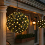 Deconline Garden Óriás buxus gömb napelemes világítással 35 cm 100 LED IP44 (CZ6540010-DD38463)