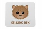 Art-Dog Selkirk Rex macska egérpad aranyos rajzfilm macskával (5056739255728)