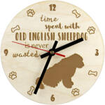 Art-Dog Óangol juhászkutya gravírozott kutyaóra, átmérő 30 cm, kutya neve (5055882400870)