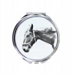  Hannoveri kompakt zsebtükör lóval, fényképpel (5055882483170)