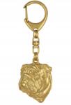 Art-Dog Bulldog aranyozott kutya kulcstartó, exkluzív kulcstartó (5906111203338)